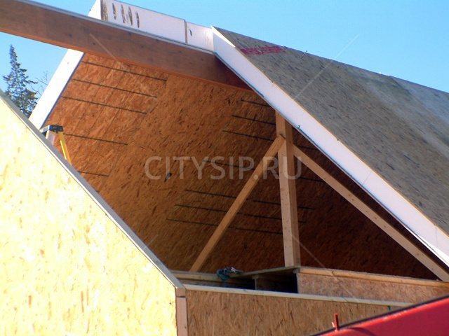 Односкатная крыша для хозяйственных построек