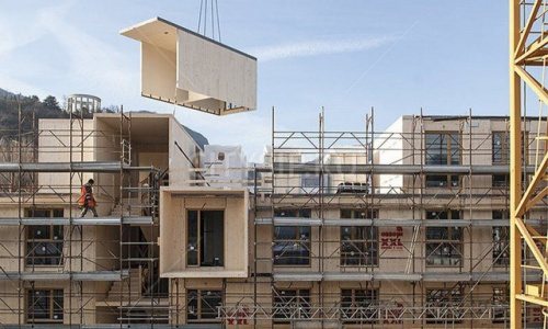 В 2018 году в России будет построен первый четырехэтажный многоквартирный жилой дом
