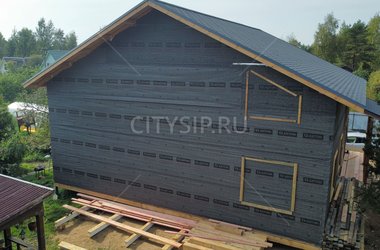 Построенный дом П2-196, 279 м²