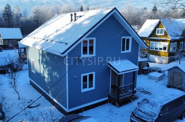 Построенный дом П-19-1, 162 м²