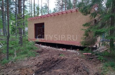 Построенный дом П-1023, 59 м²