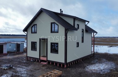 Построенный дом П-19-3, 197 м²