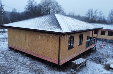 Построенный дом П-51-1, 118 м²