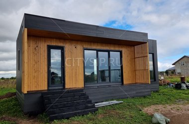 Построенный дом П-1014, 65 м²