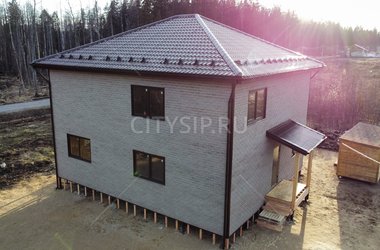 Построенный дом П-1013, 239 м²