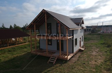 Построенный дом П-77-1, 115 м²