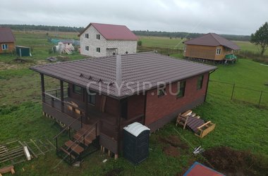 Построенный дом П-43-1, 115 м²