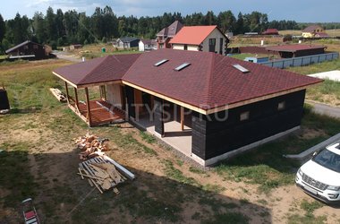 Построенный дом П1-160Х, 160 м²