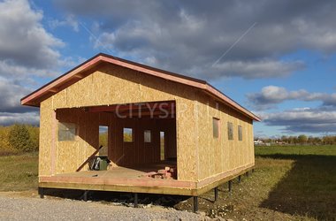 Построенный дом П1-71Х, 71 м²