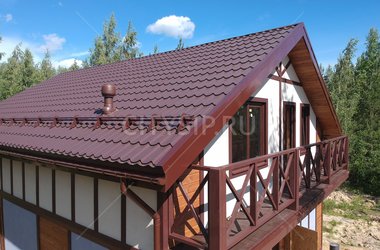 Построенный дом Ласточка-2, 100 м²