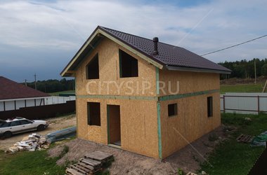 Построенный дом Веснино, 100 м²