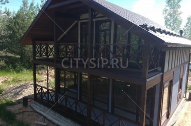 Построенный дом П-161, 161 м²