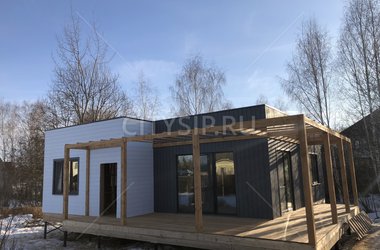 Построенный дом П-102, 102 м²