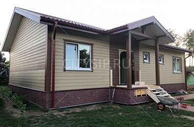 Построенный дом П-115, 115 м²