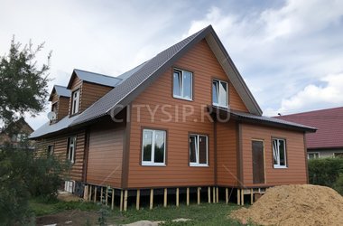 Построенный дом П-32, 32 м²