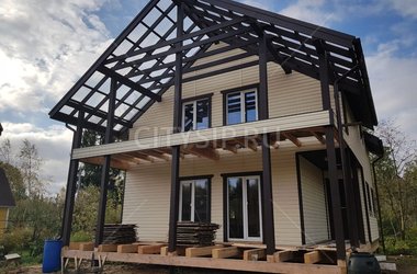 Построенный дом П-183, 183 м²