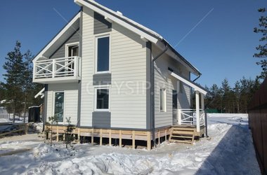 Построенный дом П-118, 118 м²