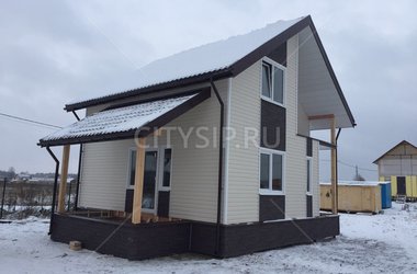 Построенный дом П-2, 106 м²