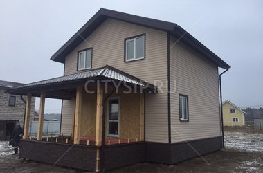 Построенный дом П-118, 118 м²