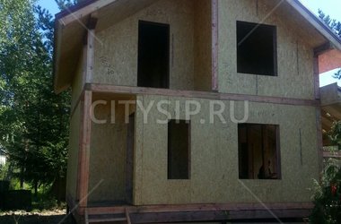 Построенный дом П-2, 76 м²