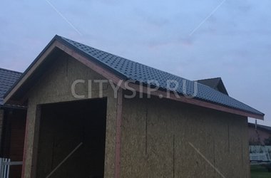 Построенный дом Гараж 4х8, 32 м²