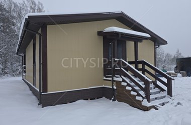 Построенный дом П-42-4, 90 м²