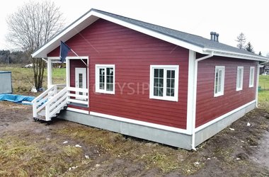 Построенный дом П1-101, 120 м²